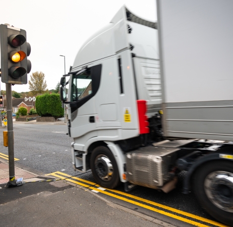 RoadPod PhaseT traffic monitoring system to successfully validate a red light camera at a busy intersection.