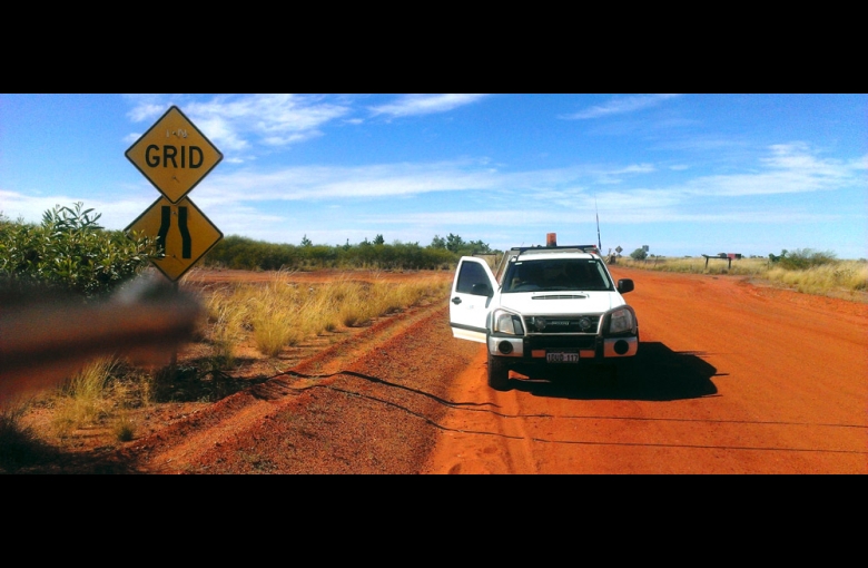 tubes on red dirt road