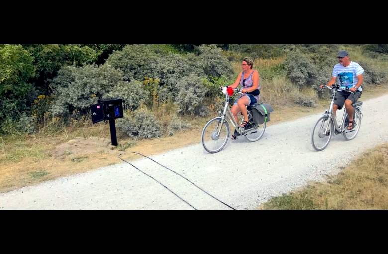 bikes on gravel