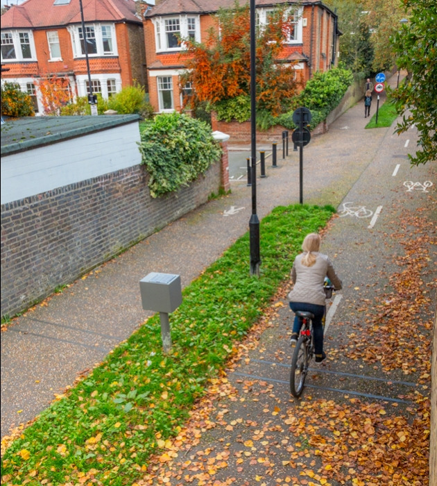 London Borough of Ealing - bike pedestrian counter