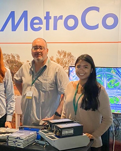 MetroCount employees at conference